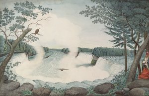 Niagarafallen ovanifrån, ca 1766